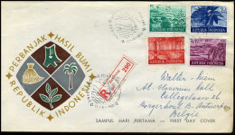 Indonesia - Registered Cover To Borgerhout, Belgium - Indonesien