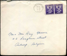 USA - Cover From Galveston To Antwerp, Belgium  - Lettres & Documents