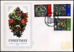 Great-Britain - FDC - Christmas - 1971-1980 Decimal Issues