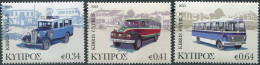 CYPRUS - 2023 - SET OF 3 STAMPS MNH ** - Vintage Public Transport Of Cyprus - Neufs