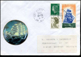 France - Cover To Schoten, Belgium - Briefe U. Dokumente