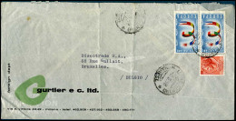 Italia - Cover To Brussels, Belgium -- Gurtler E C. Ltd. - 1946-60: Used