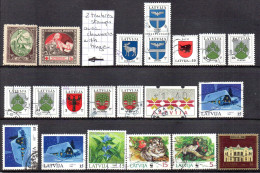 LETTONIE LATVIJA Petit Lot Timbres Tous Oblitéré / Used - Lettonie