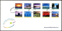 Guernsey - FDC - Island Colours 2001 - Guernesey