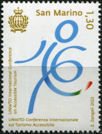 SAN MARINO - 2023 - STAMP MNH ** - UN Intern. Conference On Accessible Tourism - Unused Stamps