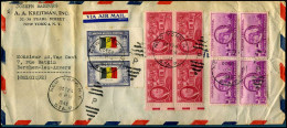 USA - Cover To Berchem, Belgium  -- A.A. Krejtman, Inc - Cartas & Documentos