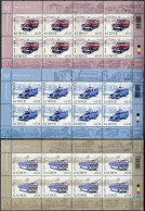 CYPRUS - 2023 - SET OF 3 M/SHEETS MNH ** - Vintage Public Transport Of Cyprus - Unused Stamps