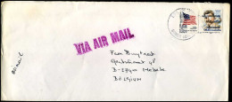 USA - Cover To Melsele, Belgium  - Lettres & Documents