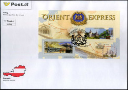 Österreich - FDC - Orient Express - Trenes