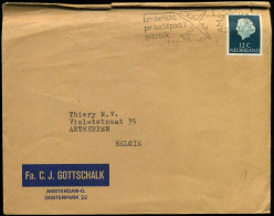 Cover Naar Antwerpen, België - "Fa. C.J. Gottschalk, Amsterdam" - Briefe U. Dokumente