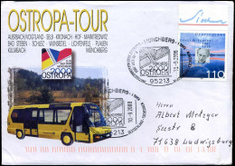 Cover Naar Ludwigsburg, Duitsland - "Ostropa-Tour" - Storia Postale