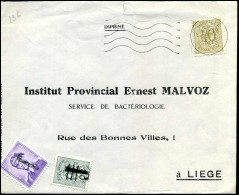Cover - Strafport / Taxe - "Institut Provincial Ernest Malvoz, Liège" - Storia Postale