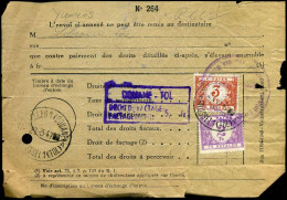 Douane 264 - TX47 + TX60 -- Stempel : Brussel/Bruselles 29/03/1947 - Covers & Documents