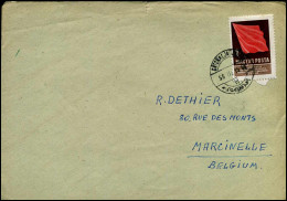 Cover To Marcinelle, Belgium - Lettres & Documents