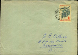 Cover To Marcinelle, Belgium - Lettres & Documents