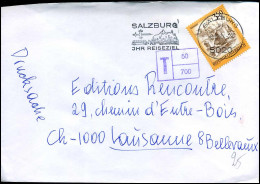 Cover To Lausanne, Switzerland - Cartas & Documentos