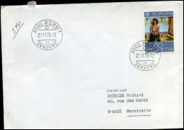 Cover To Marcinelle, Belgium - Cartas & Documentos