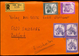 Registered Cover To Salzburg - Briefe U. Dokumente