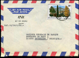 Cover To Brussels, Belgium - "BNR, Kigali" - Used Stamps