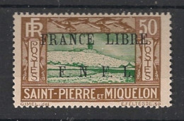 SPM - 1941-42 - N°YT. 239 - France Libre 50c Brun Et Vert - Neuf * / MH VF - Nuevos