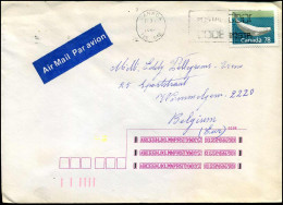 Cover To Wommelgem, Belgium - Lettres & Documents