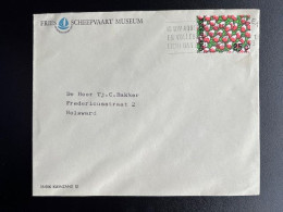 NETHERLANDS 1973 LETTER SNEEK TO BOLSWARD 24-04-1973 NEDERLAND FRIES SCHEEPVAART MUSEUM TULPEN TULIPS - Lettres & Documents