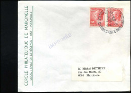 Cover To Marcinelle, Belgium - "Cercle Philatélique De Marcinelle" - Briefe U. Dokumente