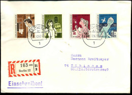 Registered Cover To Tübingen - Briefe U. Dokumente