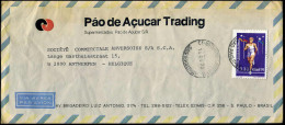 Cover To Antwerp, Belgium - "Pao De Açucar Trading, Supermercados, Sao Paulo" - Storia Postale