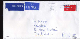 Cover To Brussels, Belgium - Lettres & Documents