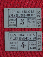 CHEMINS DE FER DE LA CAMARGUE  LES CHARLOTS L ARMELLIERE GIRAUD VILLENEUVE ROMIEU - Altri & Non Classificati