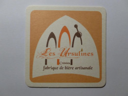 BIERE ARTISANALE - LES URSULINES - CREMIEU (38/Isère) - Sous Bocks - Portavasos