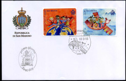 San Marino - FDC 2015 - Giornata Internazionale Della Felicita 2015 - FDC