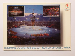ALBERTVILLE 92 - JEUX OLYMPIQUES HIVER / SAVOIE - Ville Olympique - Cérémonie Ouverture JO - Olympische Spelen
