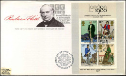 UK - FDC - London 1980, International Stamp Exhibition - 1971-1980 Em. Décimales