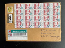 NETHERLANDS 2003 REGISTERED LETTER WINSCHOTEN TO HAAKSBERGEN 10-02-2003 NEDERLAND AANGETEKEND - Cartas & Documentos