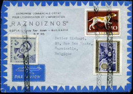 Cover To Marcinelle, Belgium - "Raznoiznos, Entreprise Commerciale D'Etat Pour L'Exportation Et L'Importation" - Cartas & Documentos