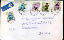 Cover To Antwerp, Belgium - Cartas & Documentos