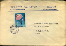 Cover To Marcinelle, Belgium - "Service Philatelique Postal" - Cartas & Documentos