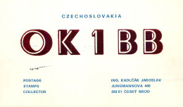 Radio Amateur QSL Post Card Czechoslovakia Y03CD OK1BB - Radio-amateur