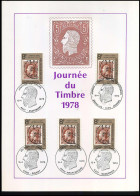 1890 - Journée Du Timbre  1978 - Cartes Souvenir – Emissions Communes [HK]