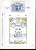 BL55 - 150° Verjaardag Onafhankelijkheid België - Cartes Souvenir – Emissions Communes [HK]