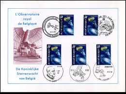 2037 - Koninklijke Sterrenwacht Van België - Souvenir Cards - Joint Issues [HK]