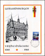1448 - Geraardsbergen, Vrijheidskeure 1068-1968 - Souvenir Cards - Joint Issues [HK]