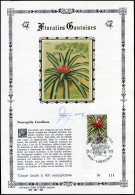 1749 - Gentse Floraliën / Floralies Gantoise - Zijde/soie Sony Stamps - Souvenir Cards - Joint Issues [HK]