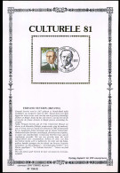 2027 - Culturele 81 -  Fernand Severin - Zijde/soie Sony Stamps - Cartes Souvenir – Emissions Communes [HK]