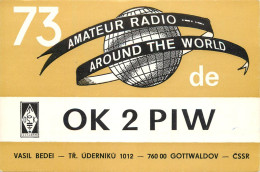Radio Amateur QSL Post Card Y03CD OK2PIW - Radio-amateur