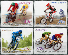 NORTH KOREA - 2015 - SET OF 4 STAMPS MNH ** - Sports. Cycling - Corea Del Nord