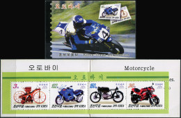 NORTH KOREA - 2006 -  STAMPPACK MNH ** - Motorbikes - Korea (Nord-)