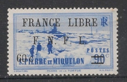 SPM - 1941-42 - N°YT. 276 - France Libre 60c Sur 90c Outremer - Neuf Luxe ** / MNH / Postfrisch - Neufs